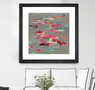 Pink pink by PI Studio on GIANT ART - red abstract