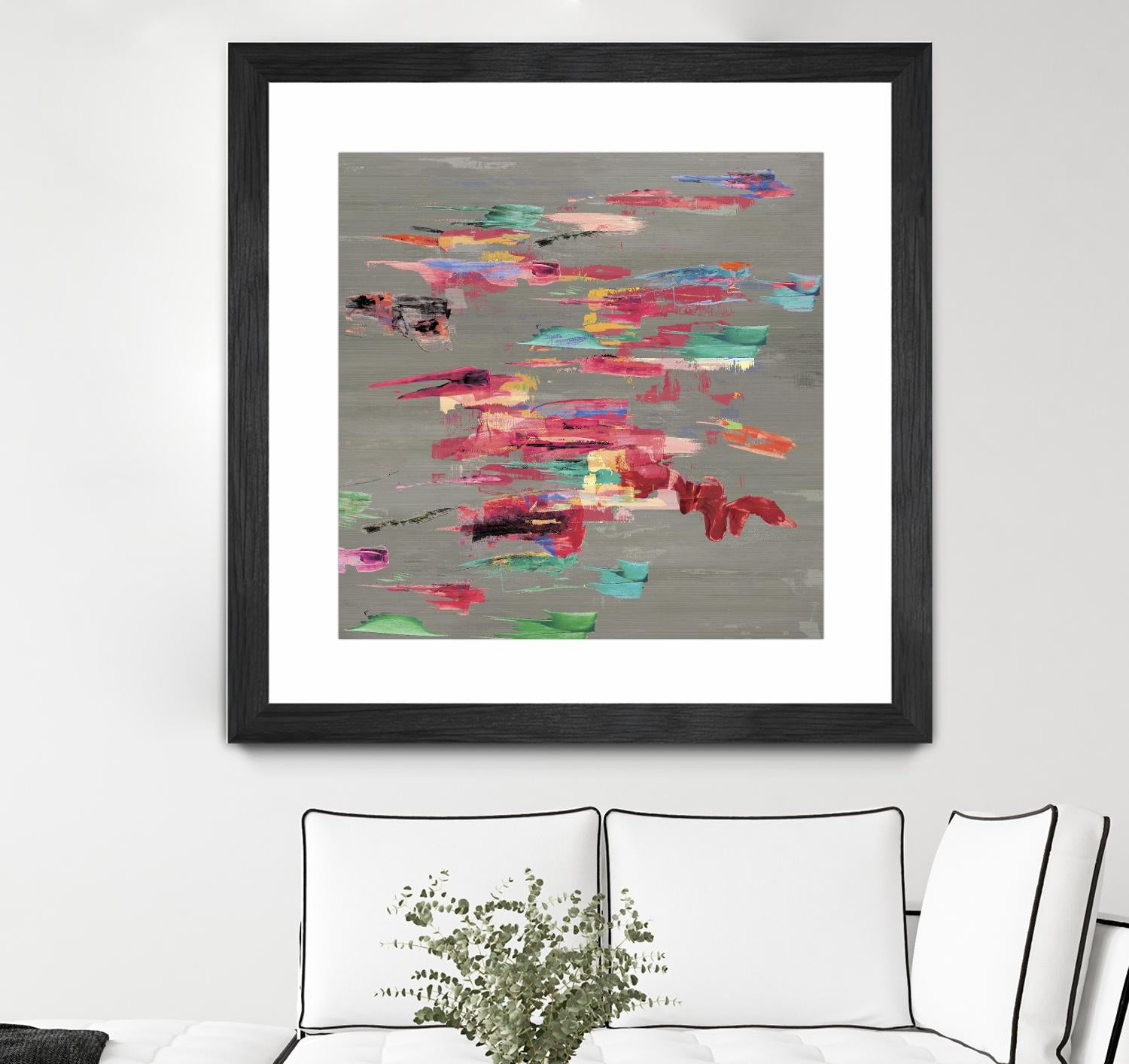 Pink pink by PI Studio on GIANT ART - red abstract