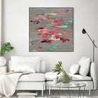 Pink pink by PI Studio on GIANT ART - red abstract