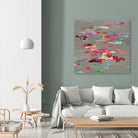 Pink pink by PI Studio on GIANT ART - red abstract