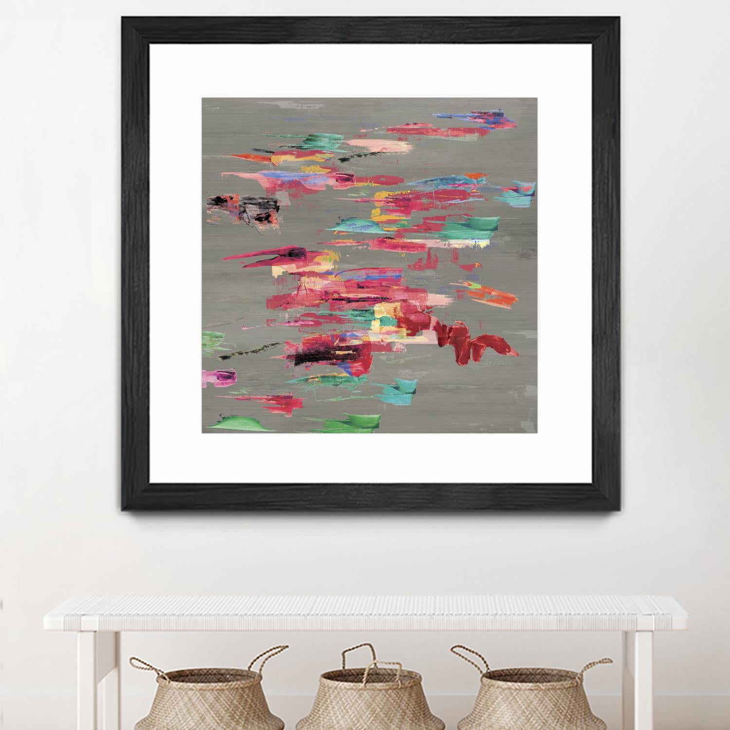 Pink pink by PI Studio on GIANT ART - red abstract