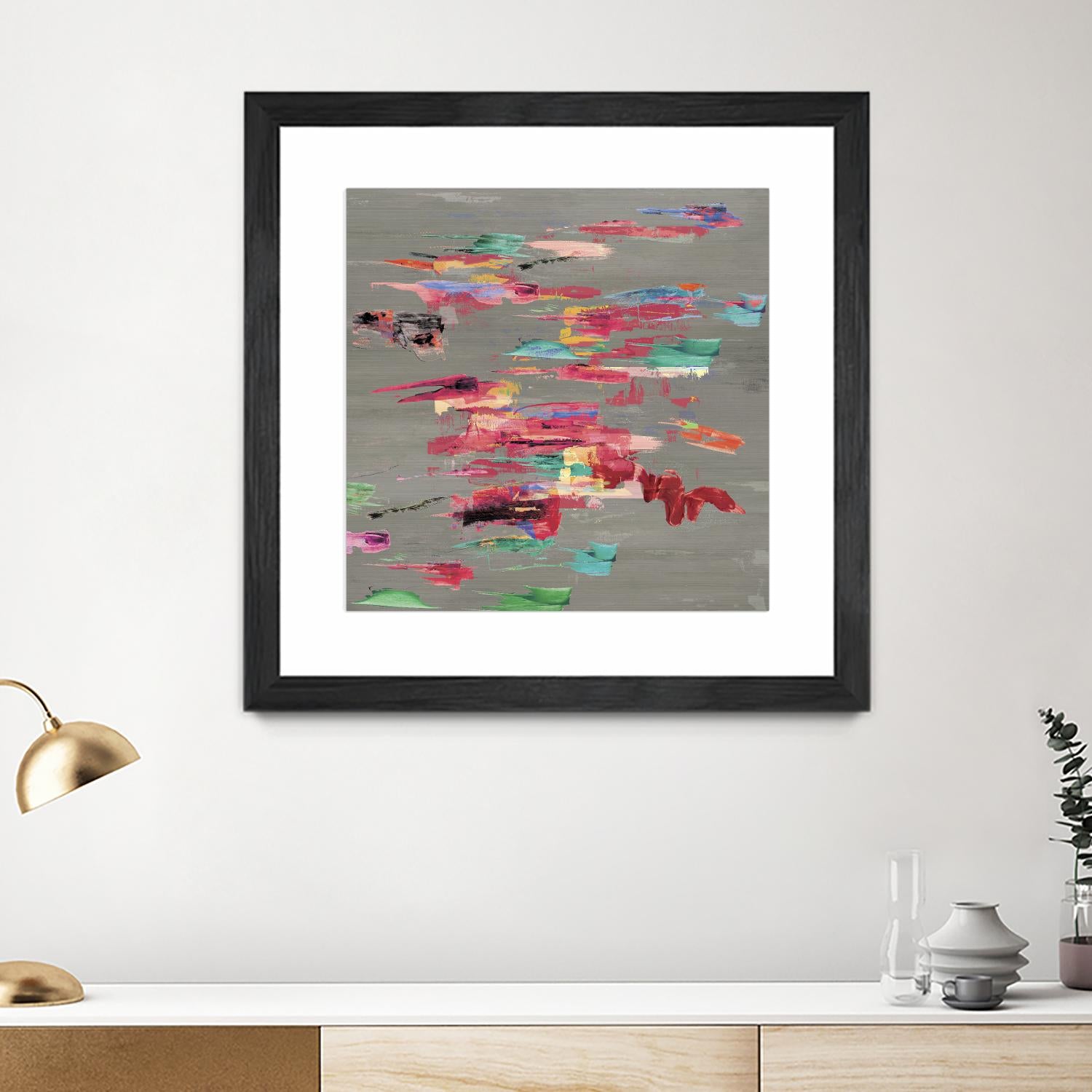Pink pink by PI Studio on GIANT ART - red abstract
