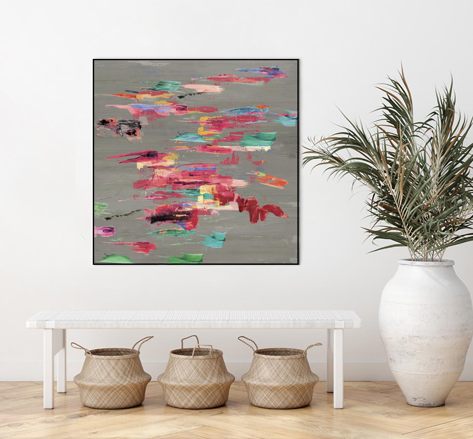 Pink pink by PI Studio on GIANT ART - red abstract