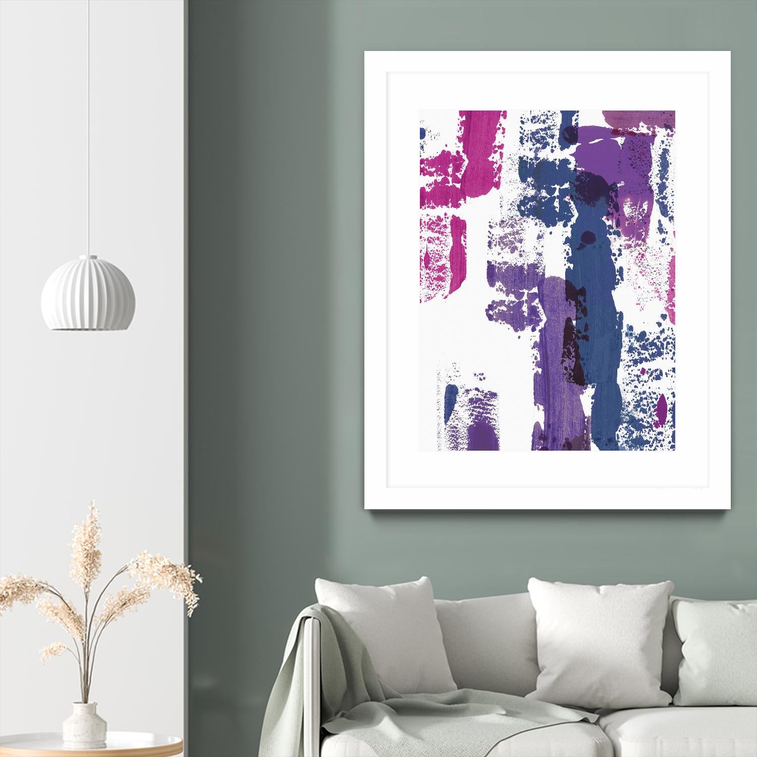 Colour splash II by PI Studio on GIANT ART - blue abstract