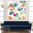 Glitchy Floral I by PI Studio on GIANT ART - blue abstract