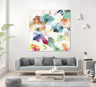 Glitchy Floral I by PI Studio on GIANT ART - blue abstract