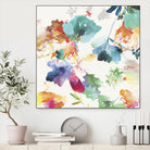 Glitchy Floral I by PI Studio on GIANT ART - blue abstract
