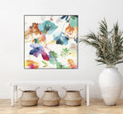 Glitchy Floral I by PI Studio on GIANT ART - blue abstract