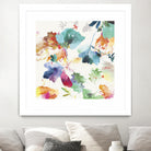 Glitchy Floral I by PI Studio on GIANT ART - blue abstract