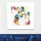 Glitchy Floral II by PI Studio on GIANT ART - blue abstract