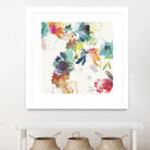 Glitchy Floral II by PI Studio on GIANT ART - blue abstract