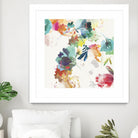 Glitchy Floral II by PI Studio on GIANT ART - blue abstract