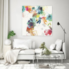 Glitchy Floral II by PI Studio on GIANT ART - blue abstract