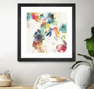 Glitchy Floral II by PI Studio on GIANT ART - blue abstract