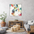 Glitchy Floral II by PI Studio on GIANT ART - blue abstract