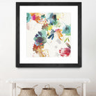 Glitchy Floral II by PI Studio on GIANT ART - blue abstract