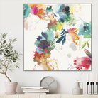 Glitchy Floral II by PI Studio on GIANT ART - blue abstract