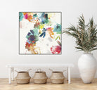 Glitchy Floral II by PI Studio on GIANT ART - blue abstract