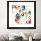 Glitchy Floral II by PI Studio on GIANT ART - blue abstract