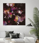 Glitchy Floral III by PI Studio on GIANT ART - pink abstract