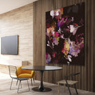 Glitchy Floral III by PI Studio on GIANT ART - pink abstract