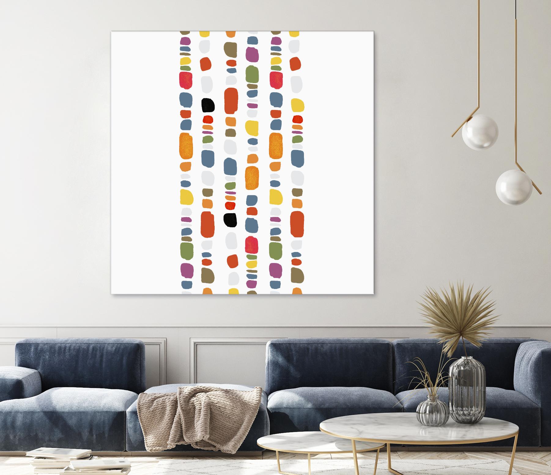 Pebble I by PI Studio on GIANT ART - orange abstract