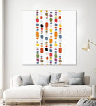 Pebble I by PI Studio on GIANT ART - orange abstract