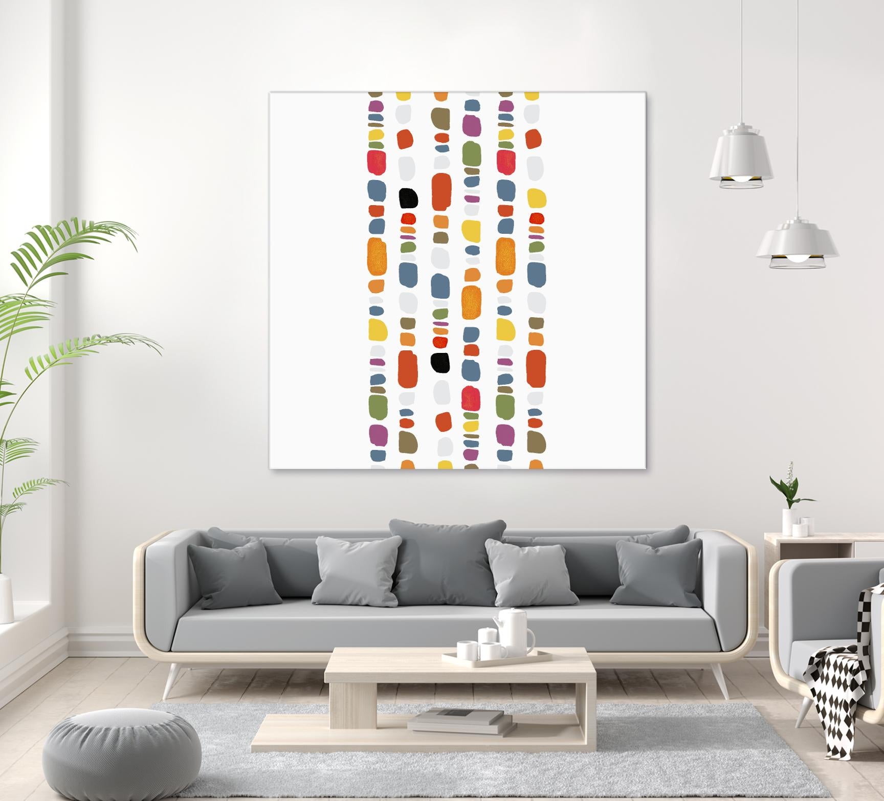 Pebble I by PI Studio on GIANT ART - orange abstract
