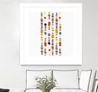 Pebble I by PI Studio on GIANT ART - orange abstract