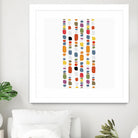 Pebble I by PI Studio on GIANT ART - orange abstract