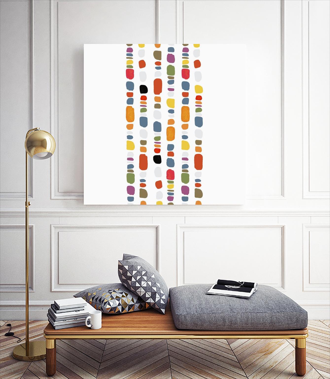 Pebble I by PI Studio on GIANT ART - orange abstract