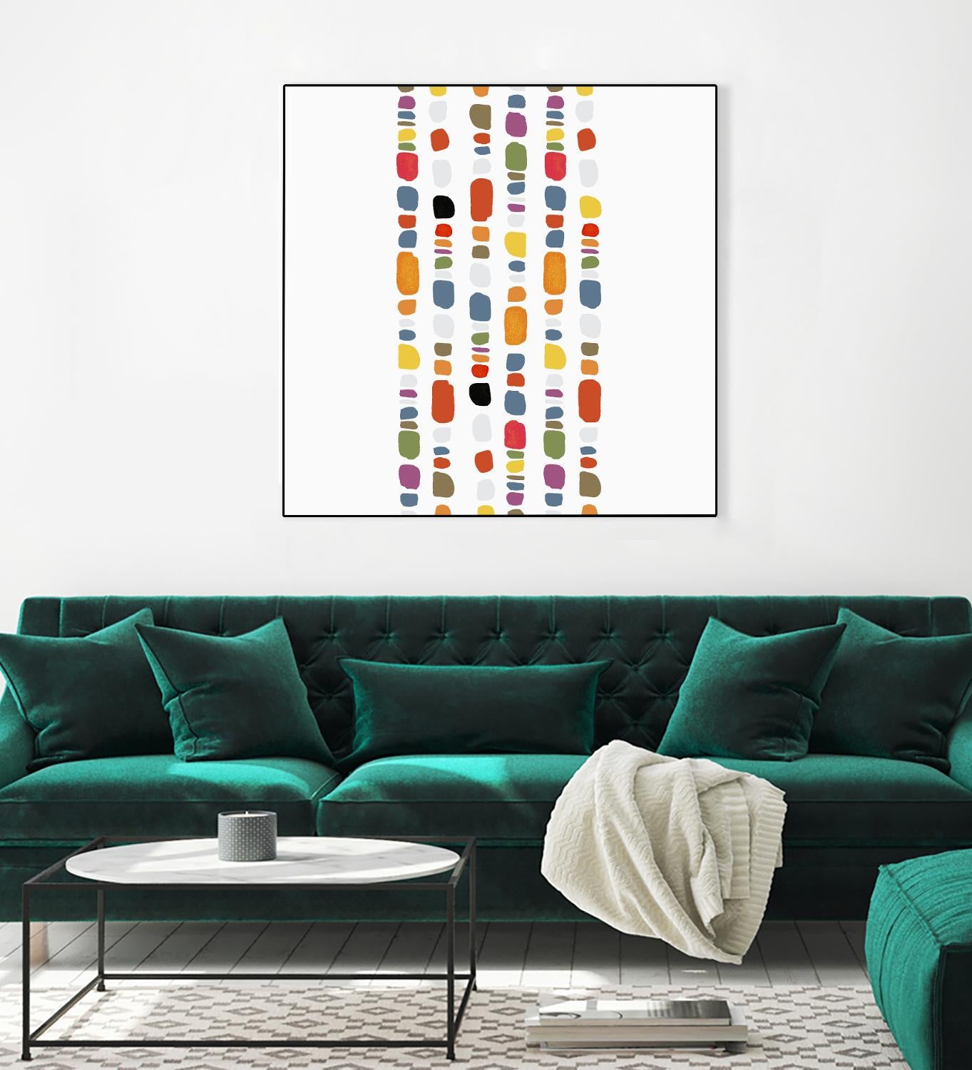 Pebble I by PI Studio on GIANT ART - orange abstract