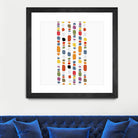 Pebble I by PI Studio on GIANT ART - orange abstract