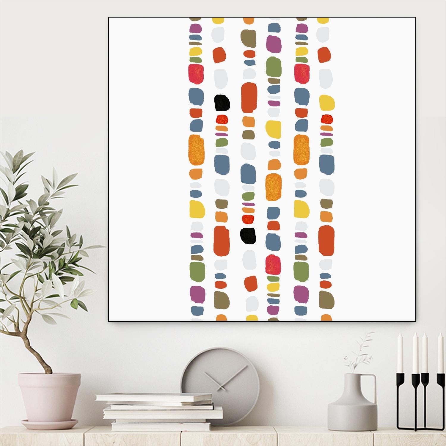 Pebble I by PI Studio on GIANT ART - orange abstract