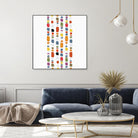 Pebble I by PI Studio on GIANT ART - orange abstract