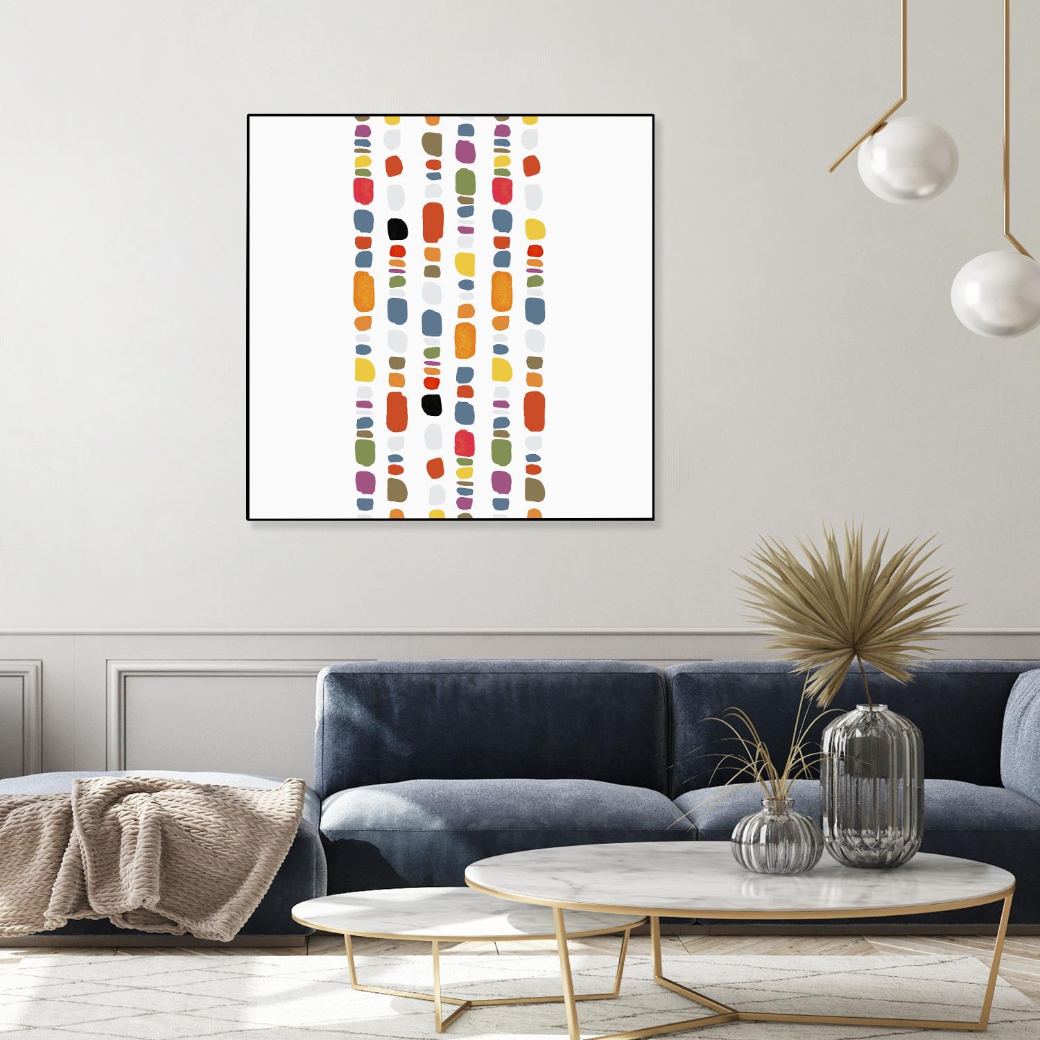 Pebble I by PI Studio on GIANT ART - orange abstract
