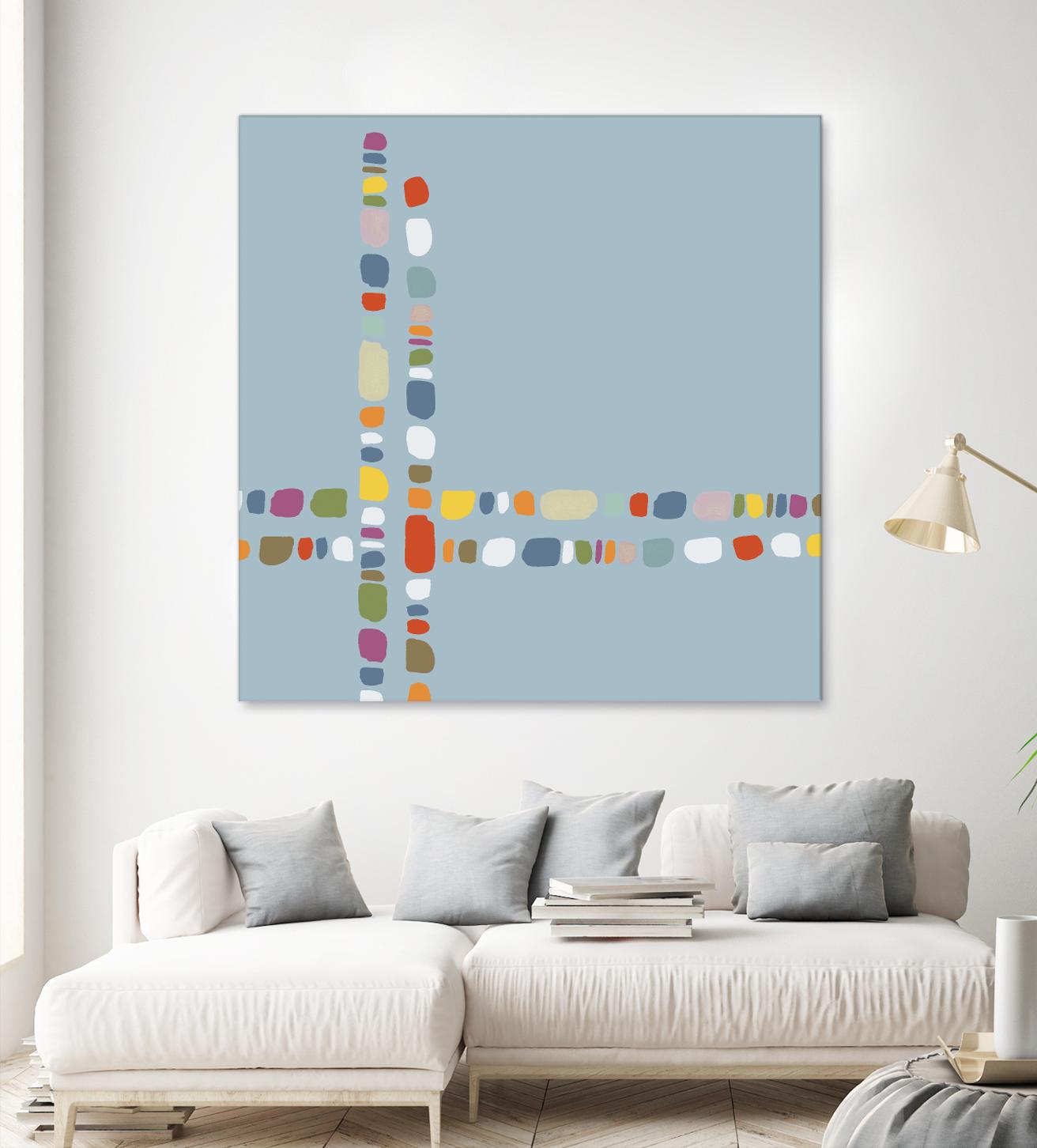 Pebble II by PI Studio on GIANT ART - white abstract