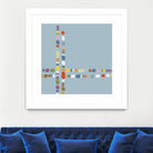 Pebble II by PI Studio on GIANT ART - white abstract