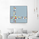 Pebble II by PI Studio on GIANT ART - white abstract