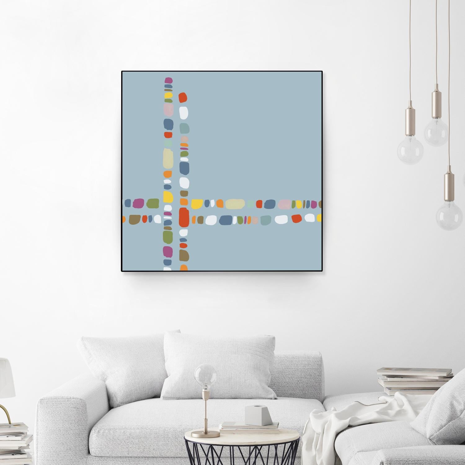 Pebble II by PI Studio on GIANT ART - white abstract