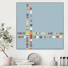 Pebble II by PI Studio on GIANT ART - white abstract