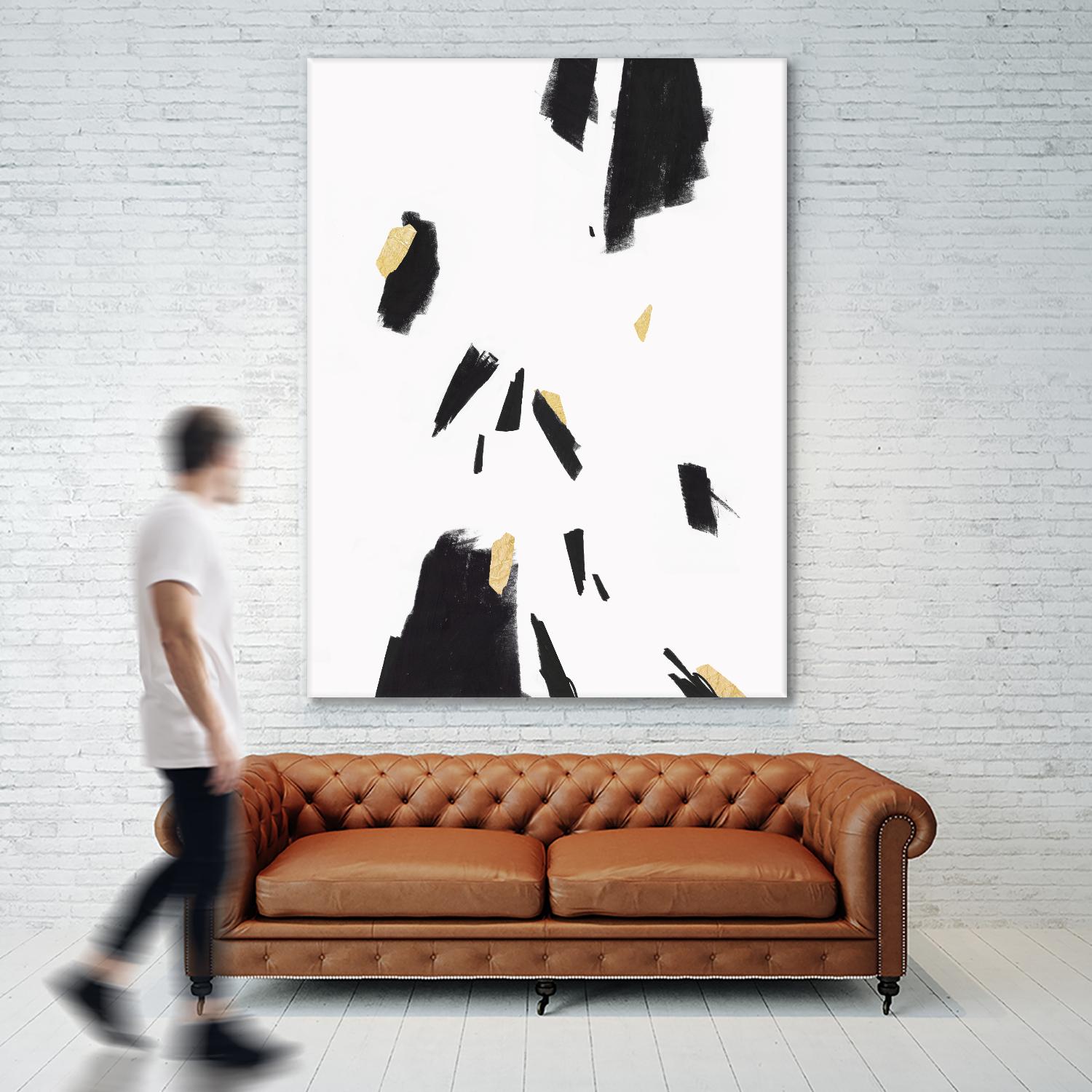 Falling II by PI Studio on GIANT ART - black abstract