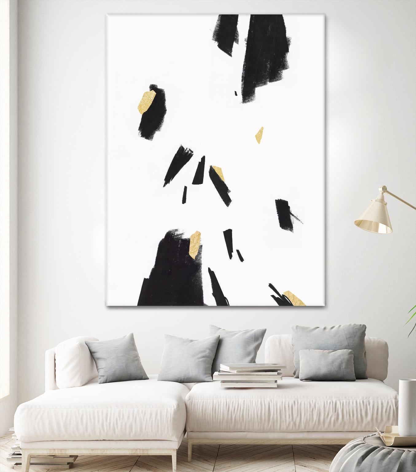 Falling II by PI Studio on GIANT ART - black abstract