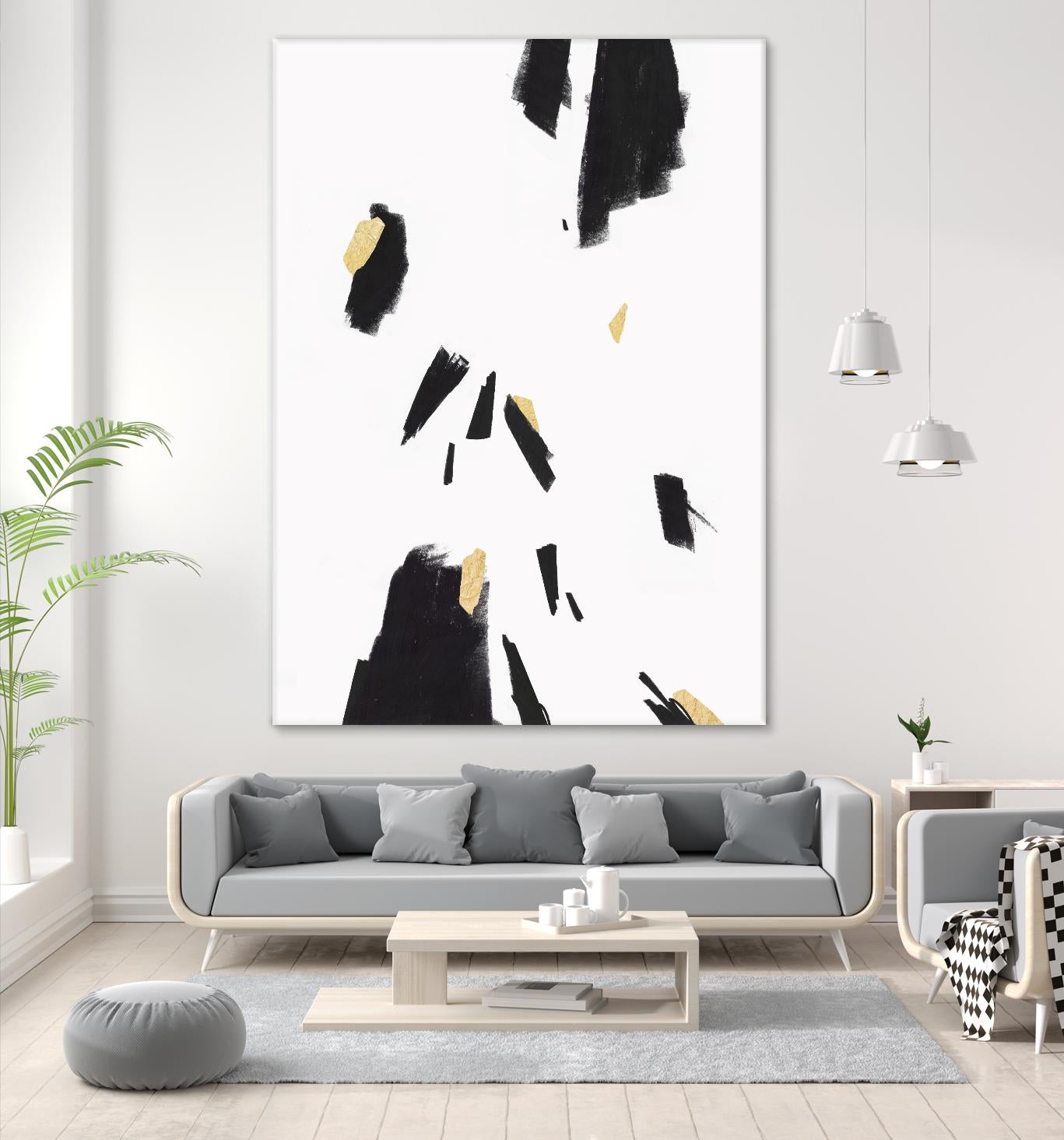 Falling II by PI Studio on GIANT ART - black abstract