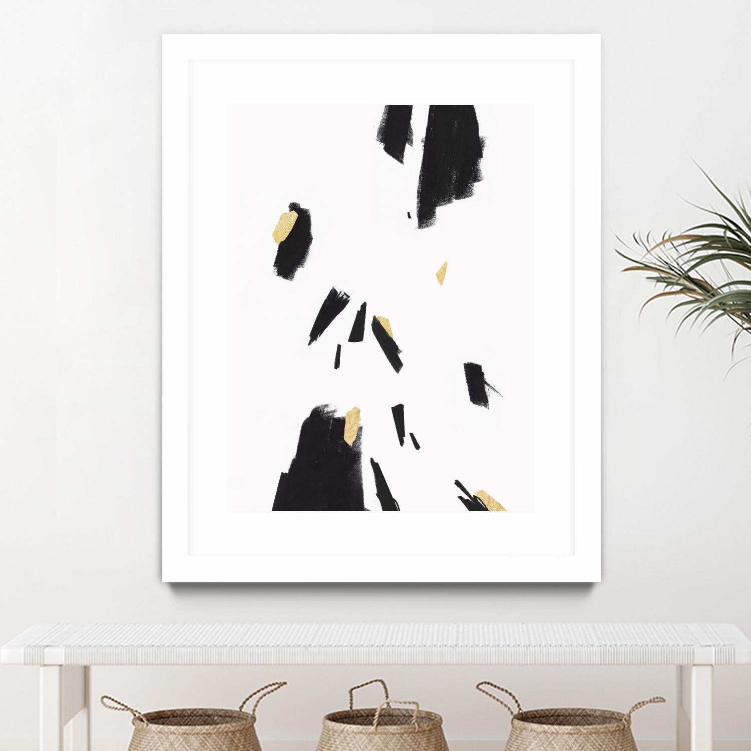 Falling II by PI Studio on GIANT ART - black abstract