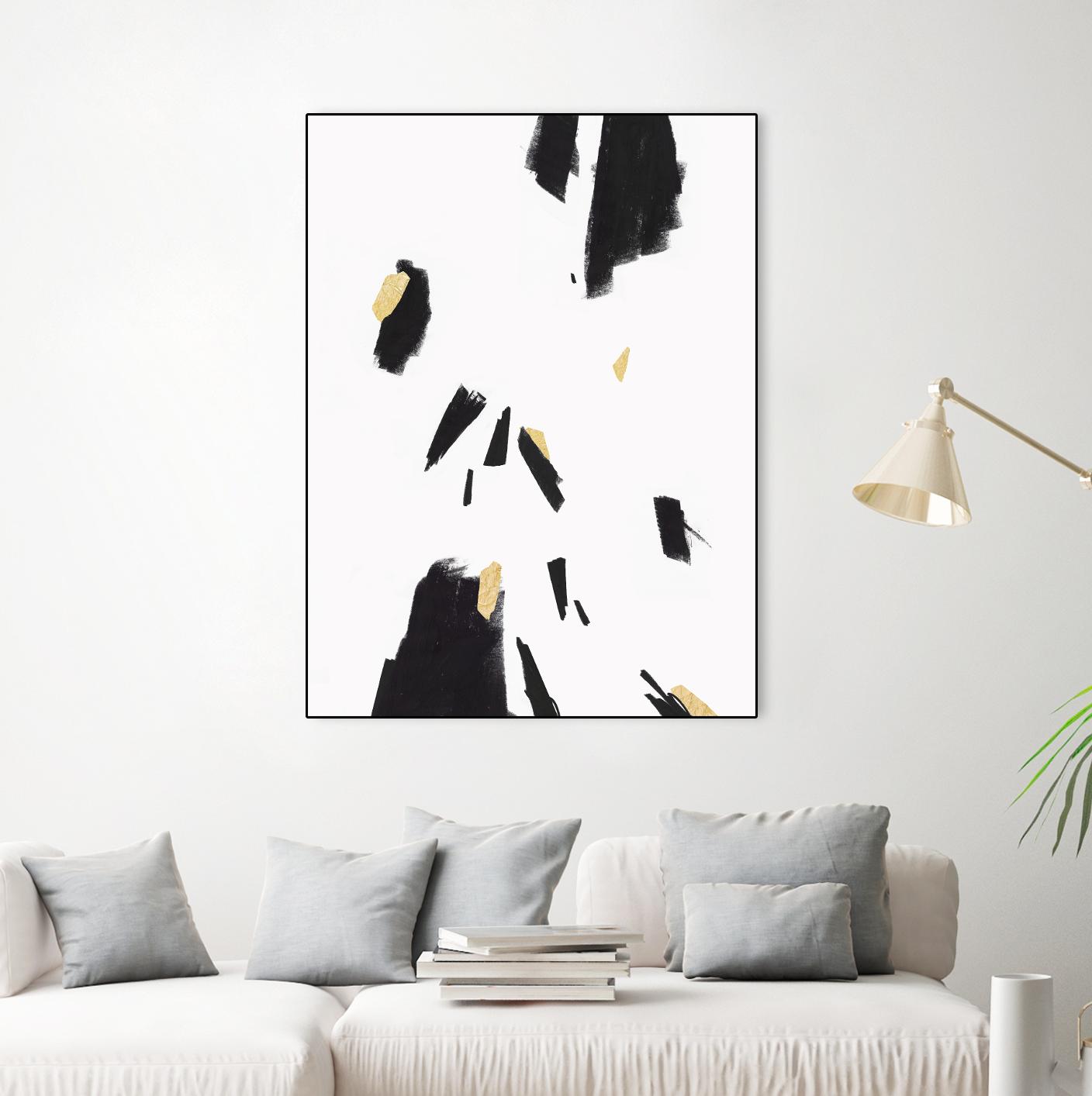 Falling II by PI Studio on GIANT ART - black abstract