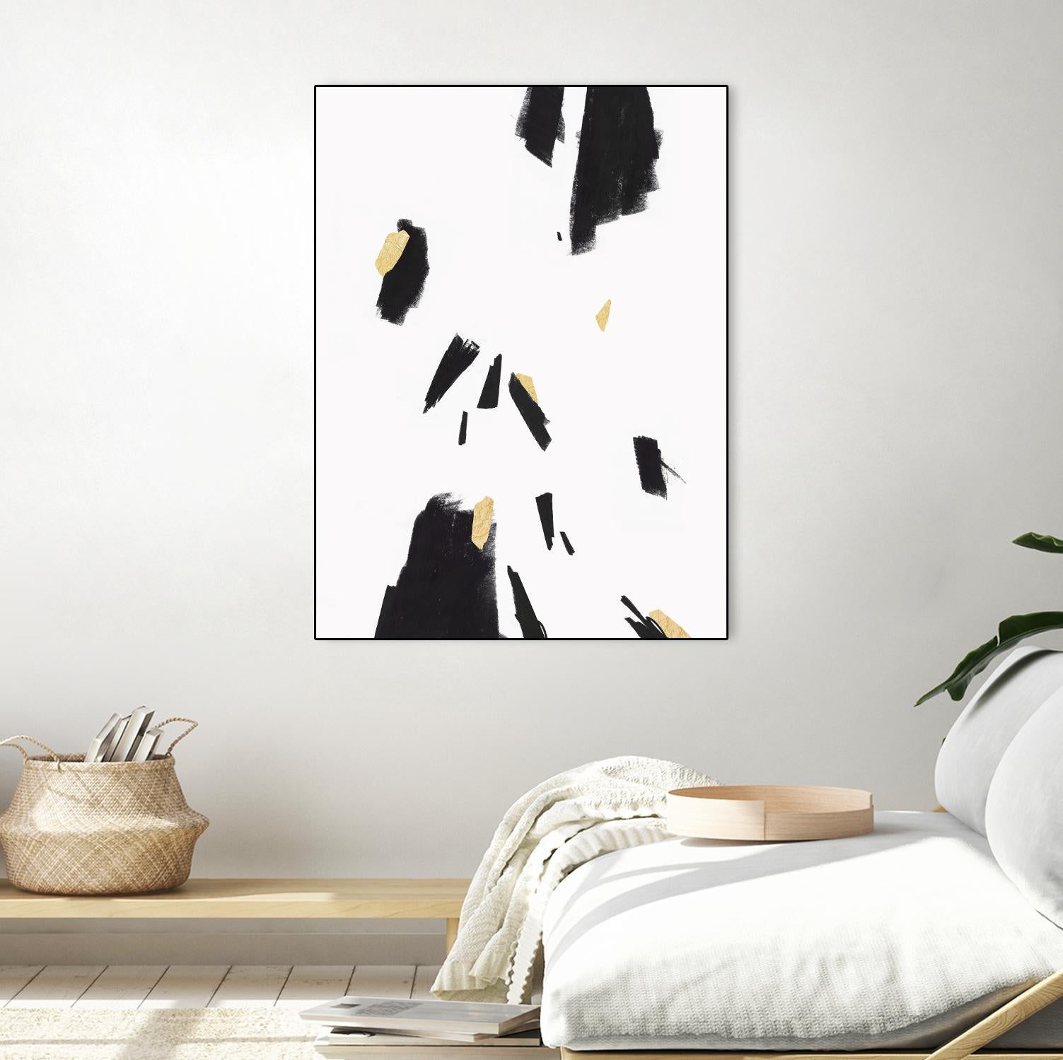 Falling II by PI Studio on GIANT ART - black abstract