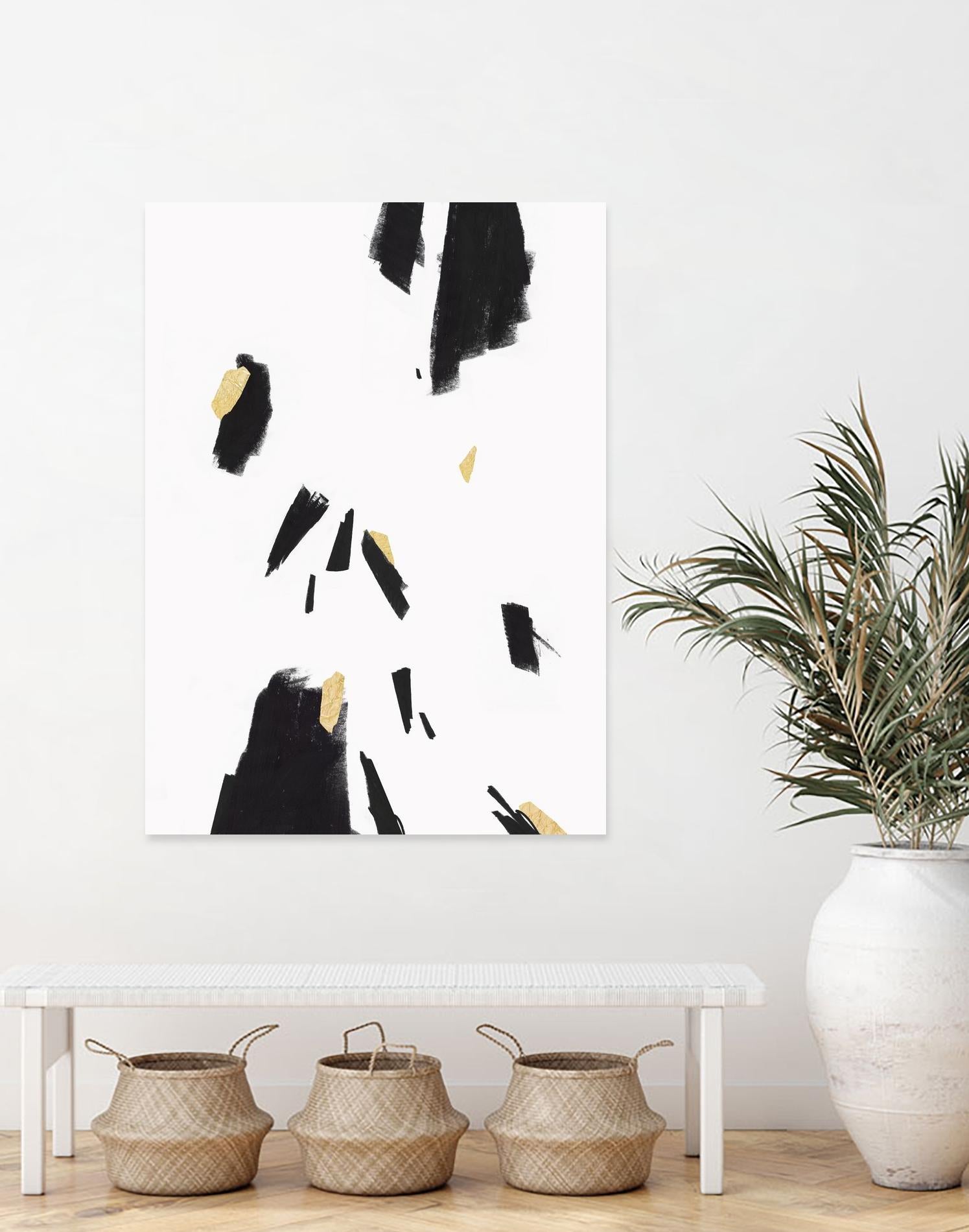 Falling II by PI Studio on GIANT ART - black abstract