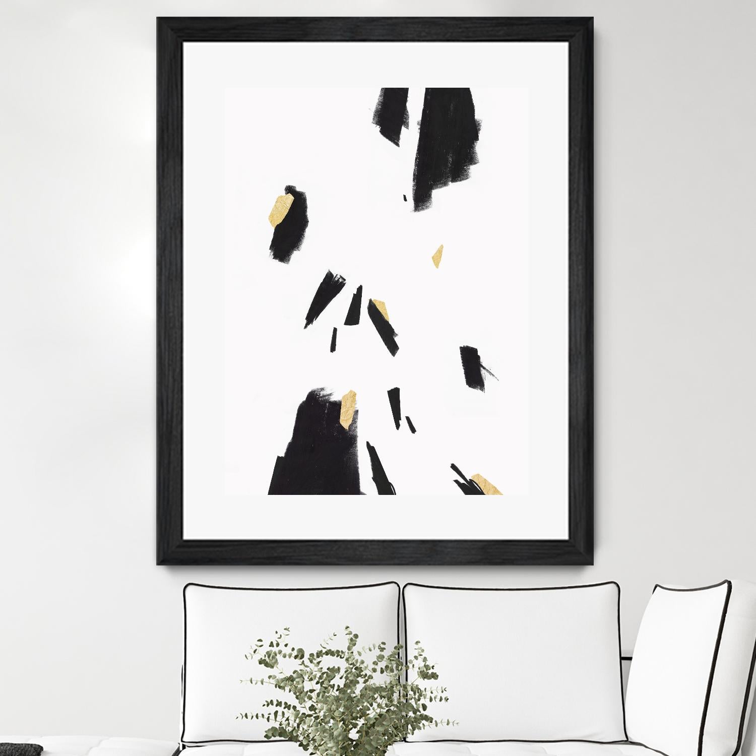 Falling II by PI Studio on GIANT ART - black abstract