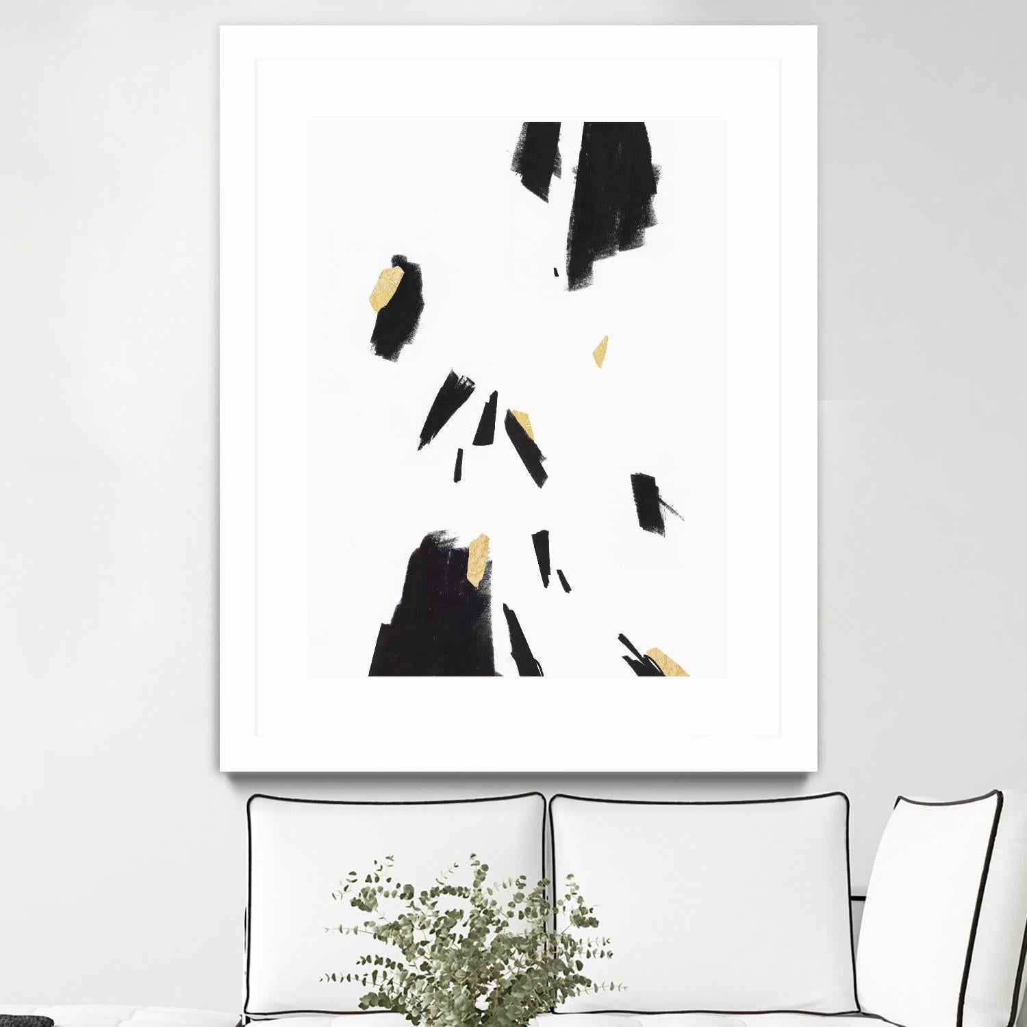 Falling II by PI Studio on GIANT ART - black abstract